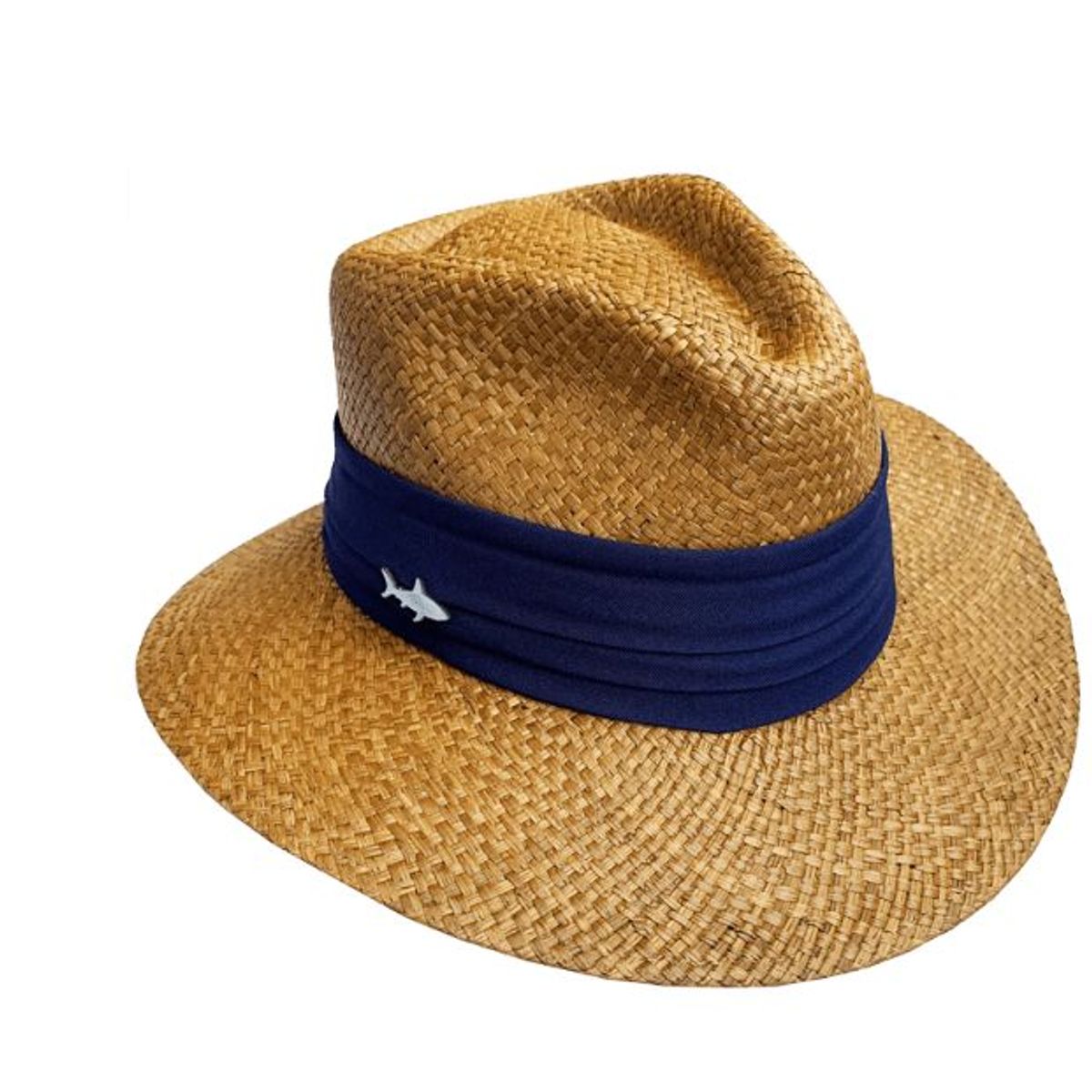 SALVADOR BEACHWEAR - Sombrero Oscuro Cinta Ancha Azul Oscuro
