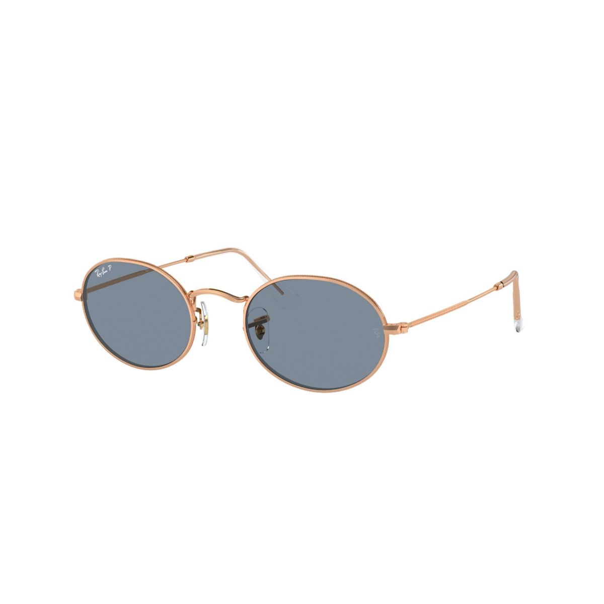 RAY BAN - Gafas de Sol Ray-Ban Oval RB3547 Dorado Hombre y Mujer Polarizado