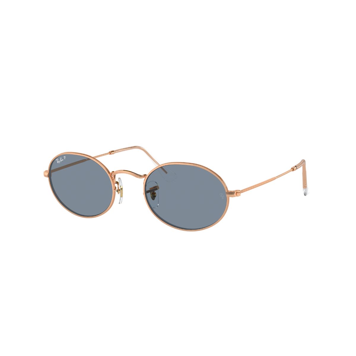 RAY BAN - Gafas de Sol Ray-Ban Oval RB3547 Dorado Hombre y Mujer Polarizado