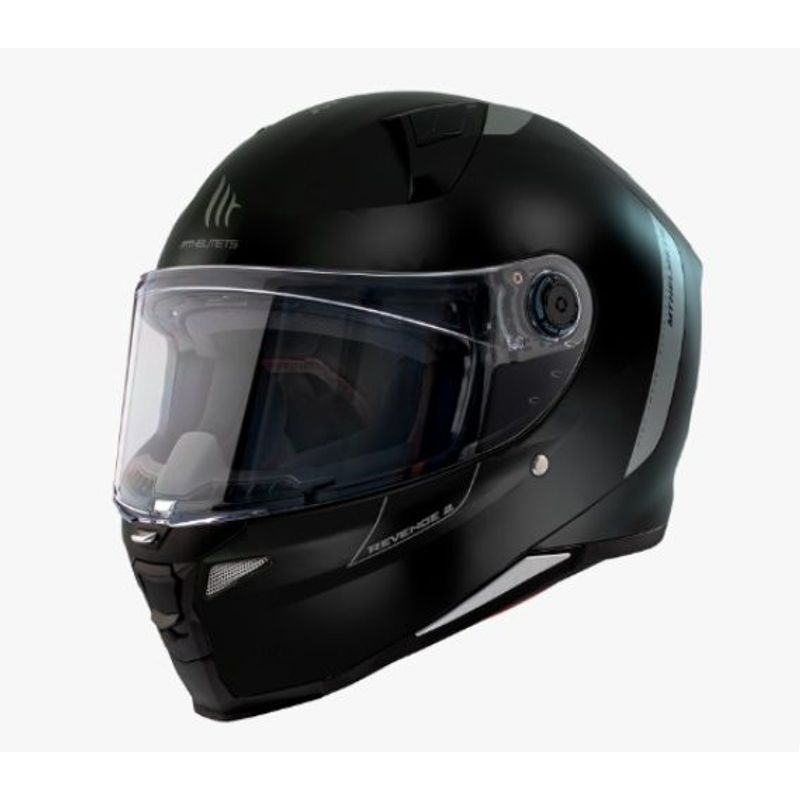 MT HELMETS - CASCO REVENGE 2 S A1 NEGRO MATE  ECE R22.06 TALLA M