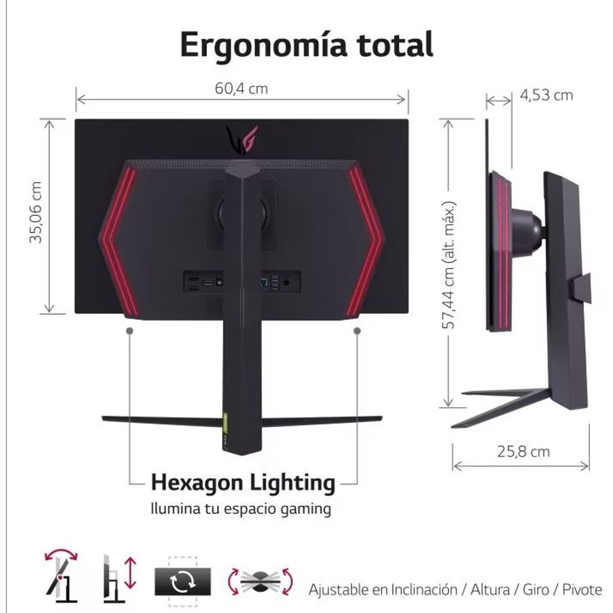 LG - Monitor Gamer LG UltraGear OLED 27”  2K QHD  240Hz  003ms  G-SYNC