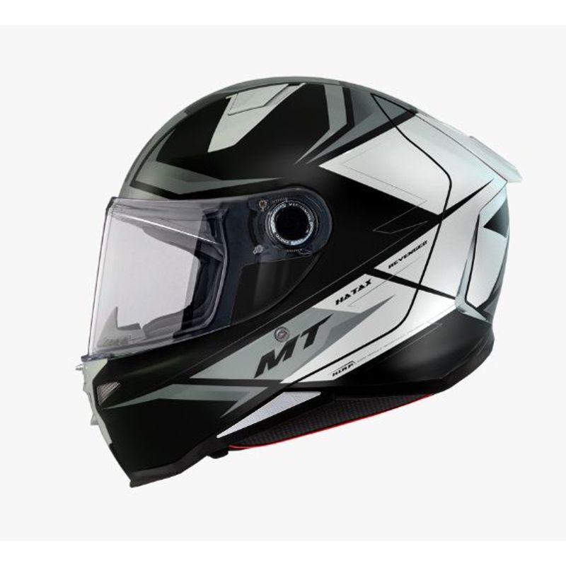 MT HELMETS - CASCO REVENGE 2 S HATAX B2 GRIS  BRILLO ECE R22.06 TALLA XXL
