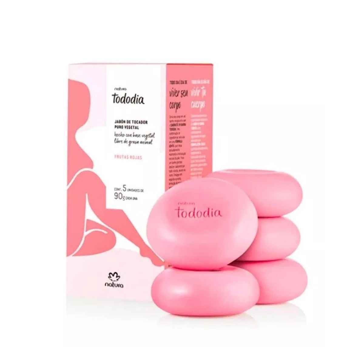 NATURA - Set x 5 Jabones Tododia Frutas Rojas Natura