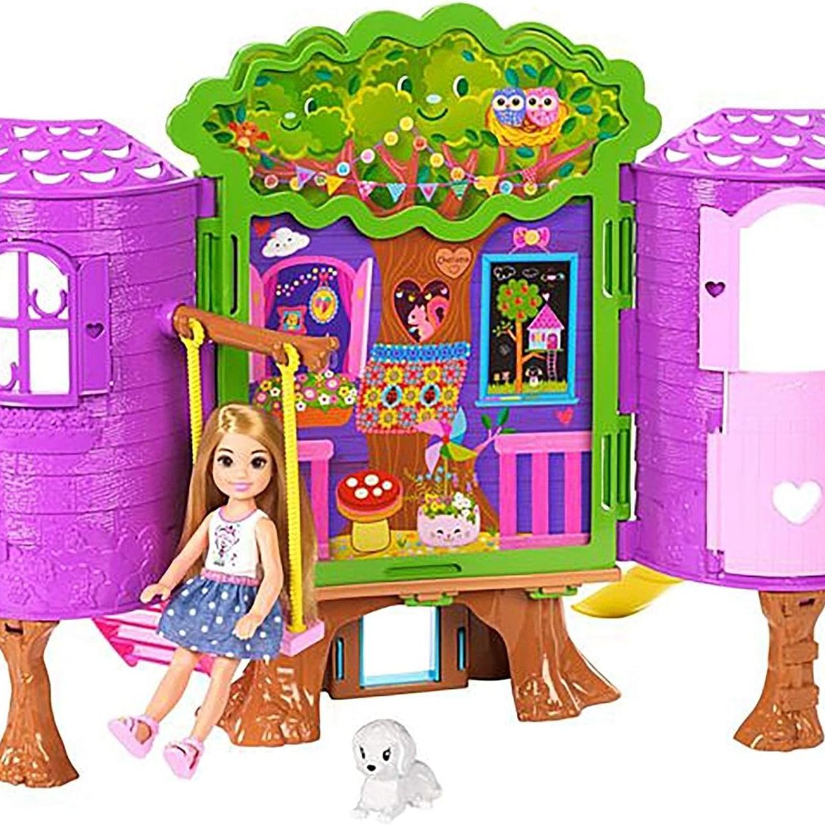 BARBIE - Barbie Club Chelsea Treehouse Casa Del Árbol