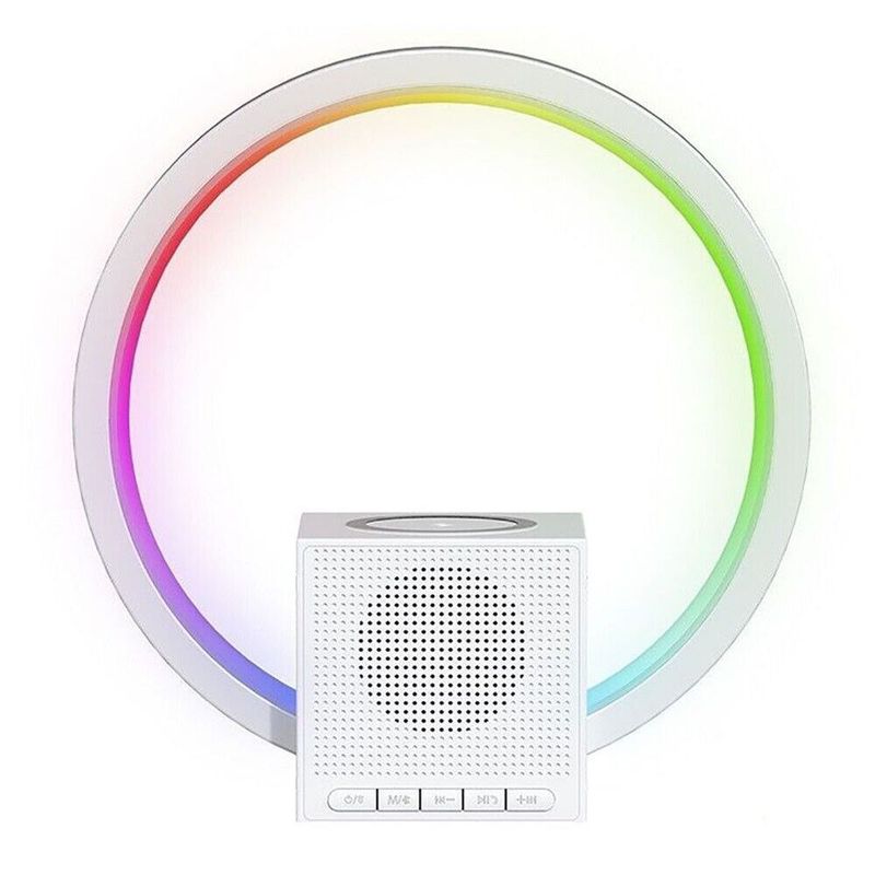 THE HOUSETRONICS - Altavoz con Carga Inalámbrica y Luces LED BT 258