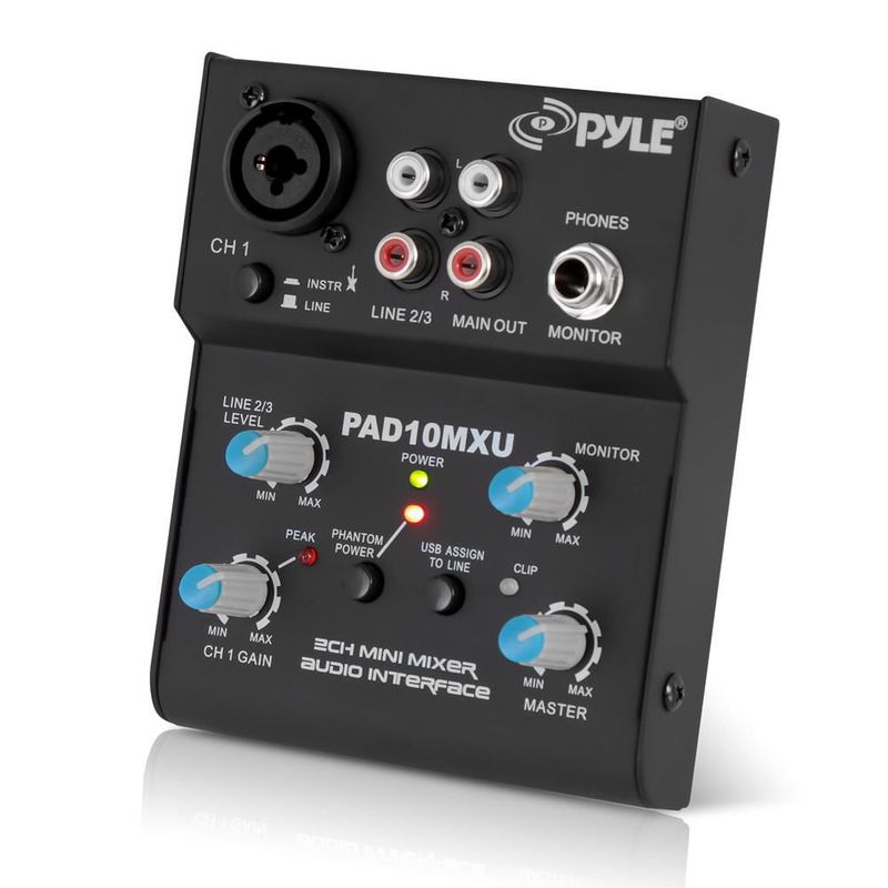 PYLE - Mezclador de audio profesional PYLE-PRO PAD10MXU