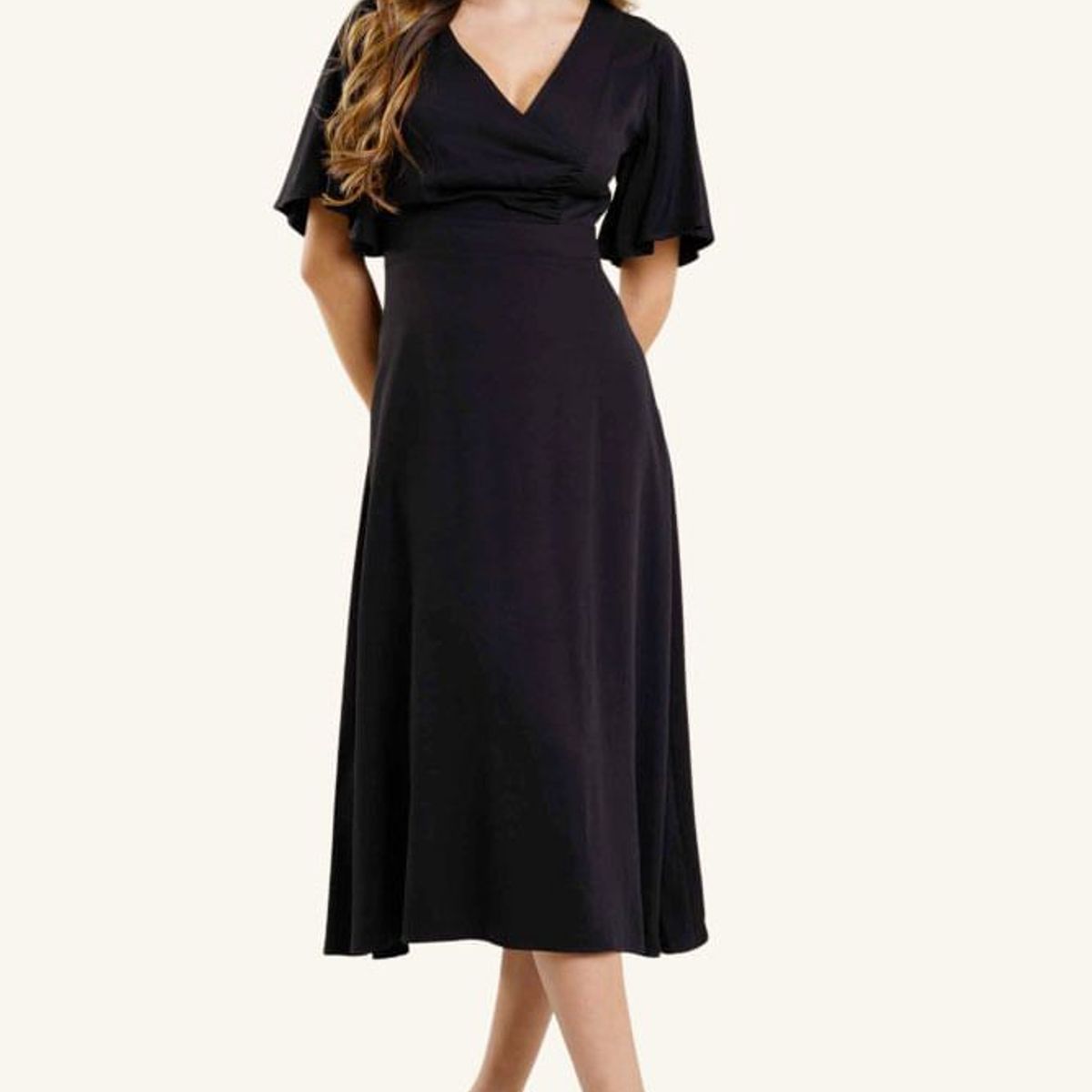 RAGGED - Vestido kayetana Negro Ragged