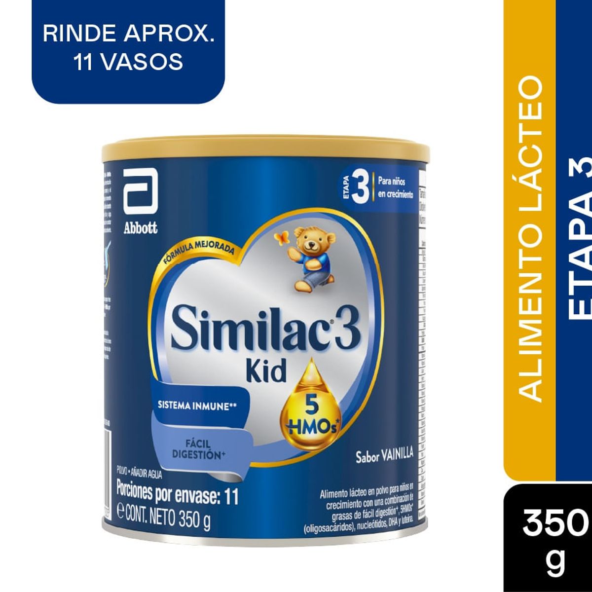 SIMILAC - Formula Infantil Similac 3 5 Hmos Etapa 3 24m+ X 350g