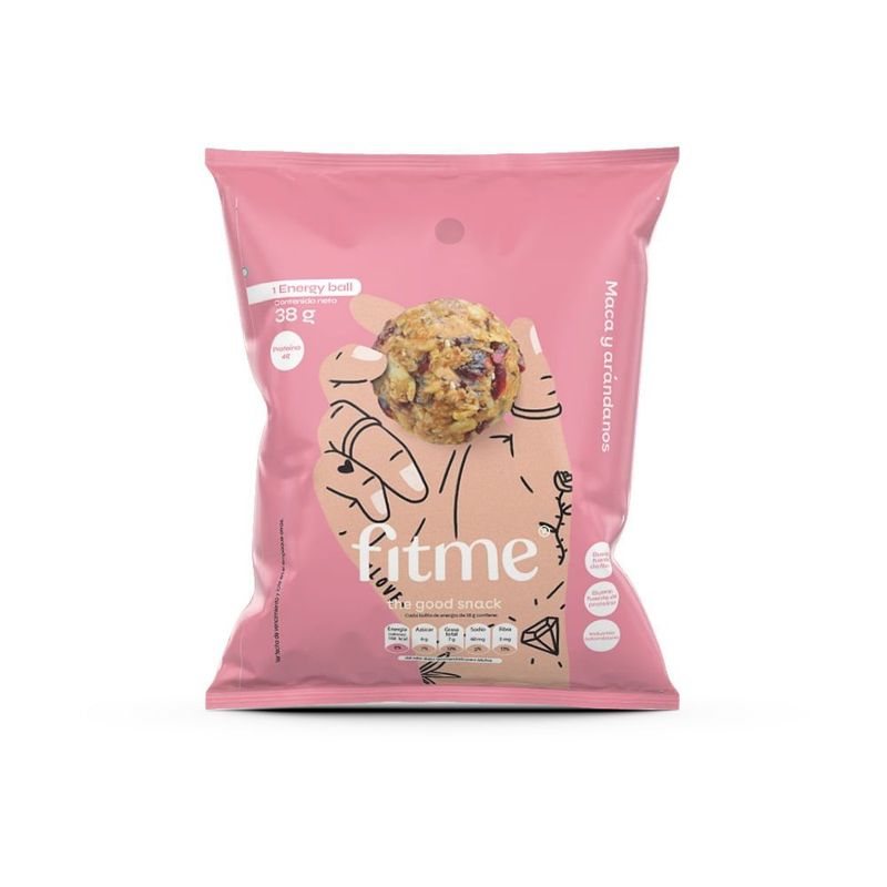 FITME - Energy Ball Fitme Maca Y Arandanos X 38G