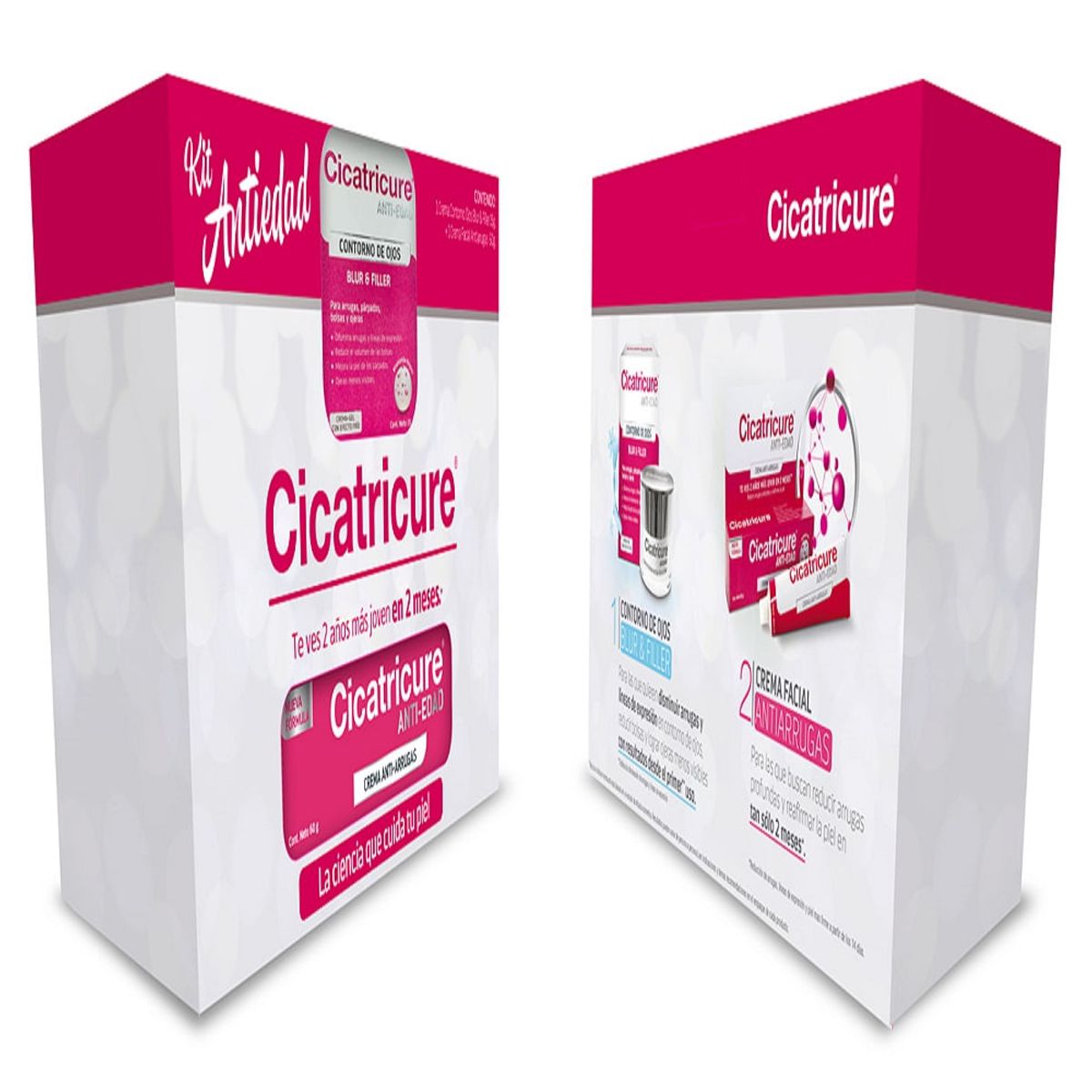 CICATRICURE - Kit Cicatricure Antiedad Crema Ojos + Crema Facial