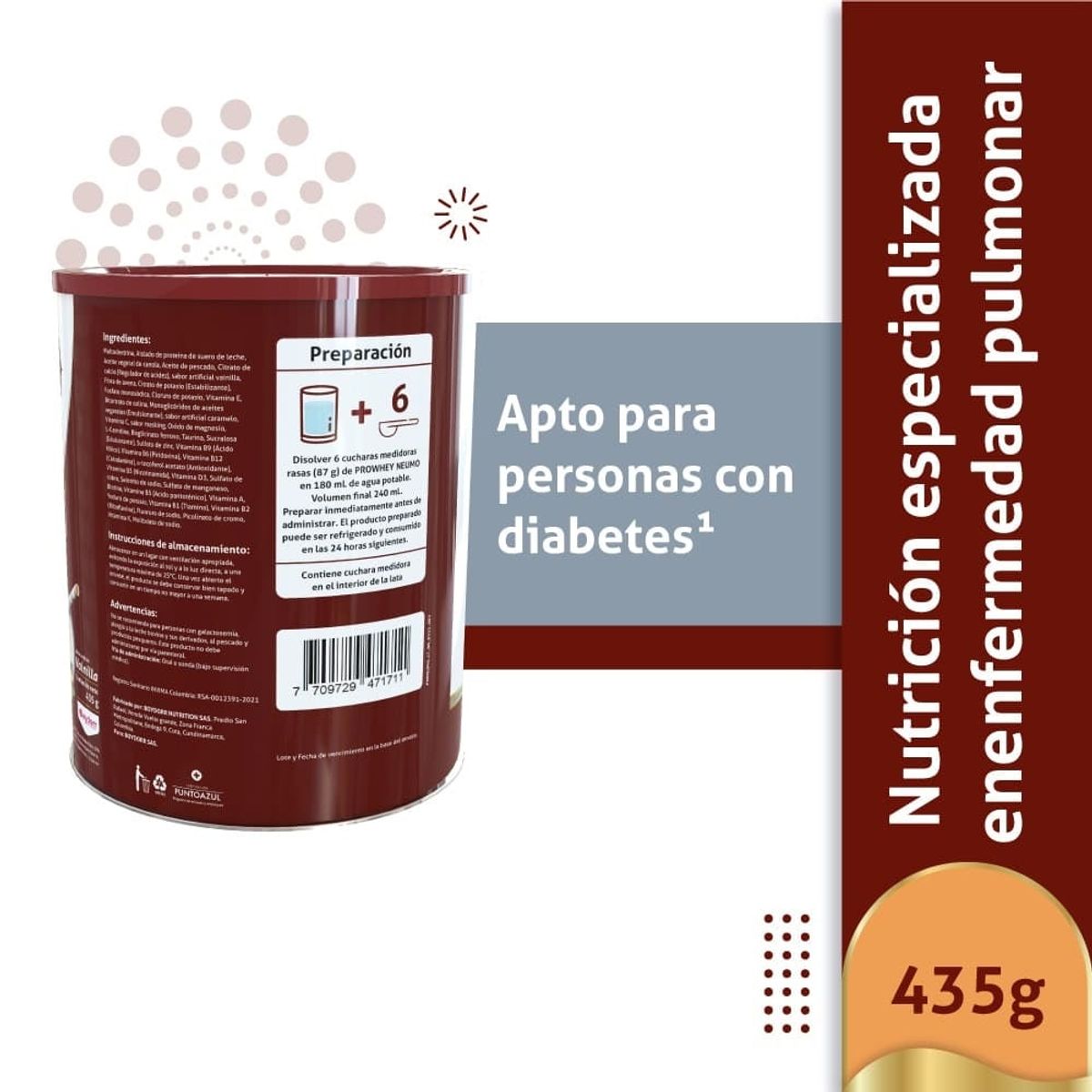 PROWHEY - Prowhey Neumo Sabor Vainilla X 435g