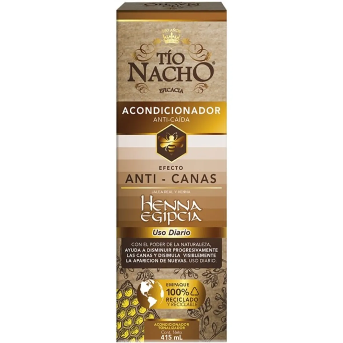 TIO NACHO - Acondicionador Tio Nacho Anti-Canas Tonalizador X 415ml