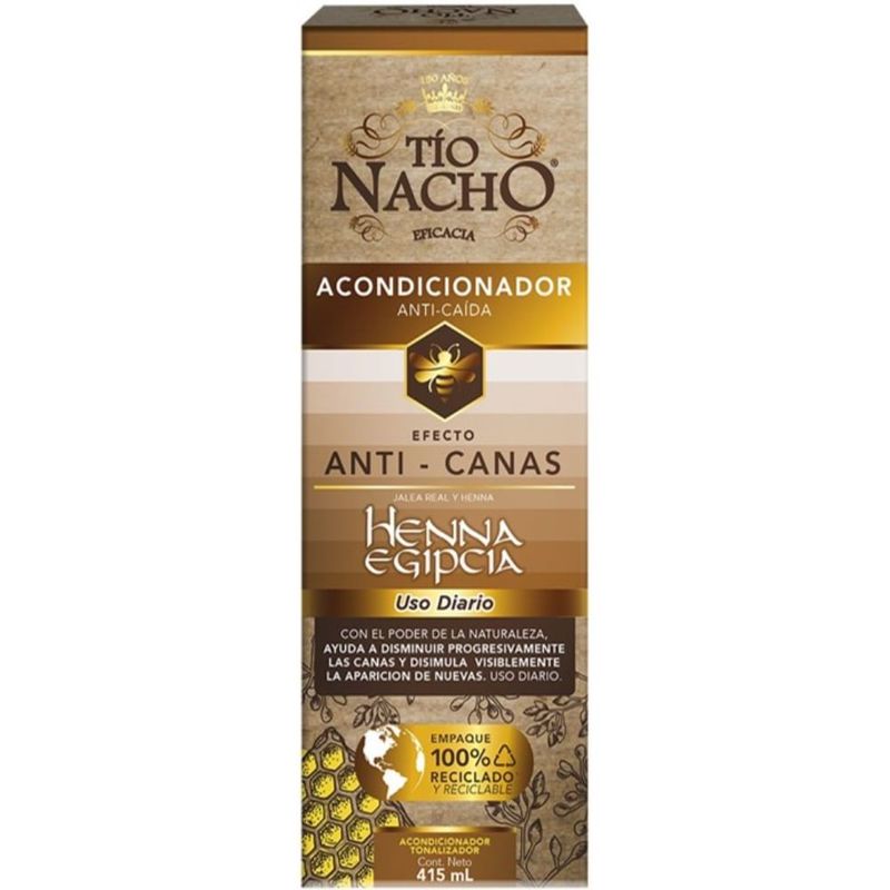 TIO NACHO - Acondicionador Tio Nacho Anti-Canas Tonalizador X 415ml