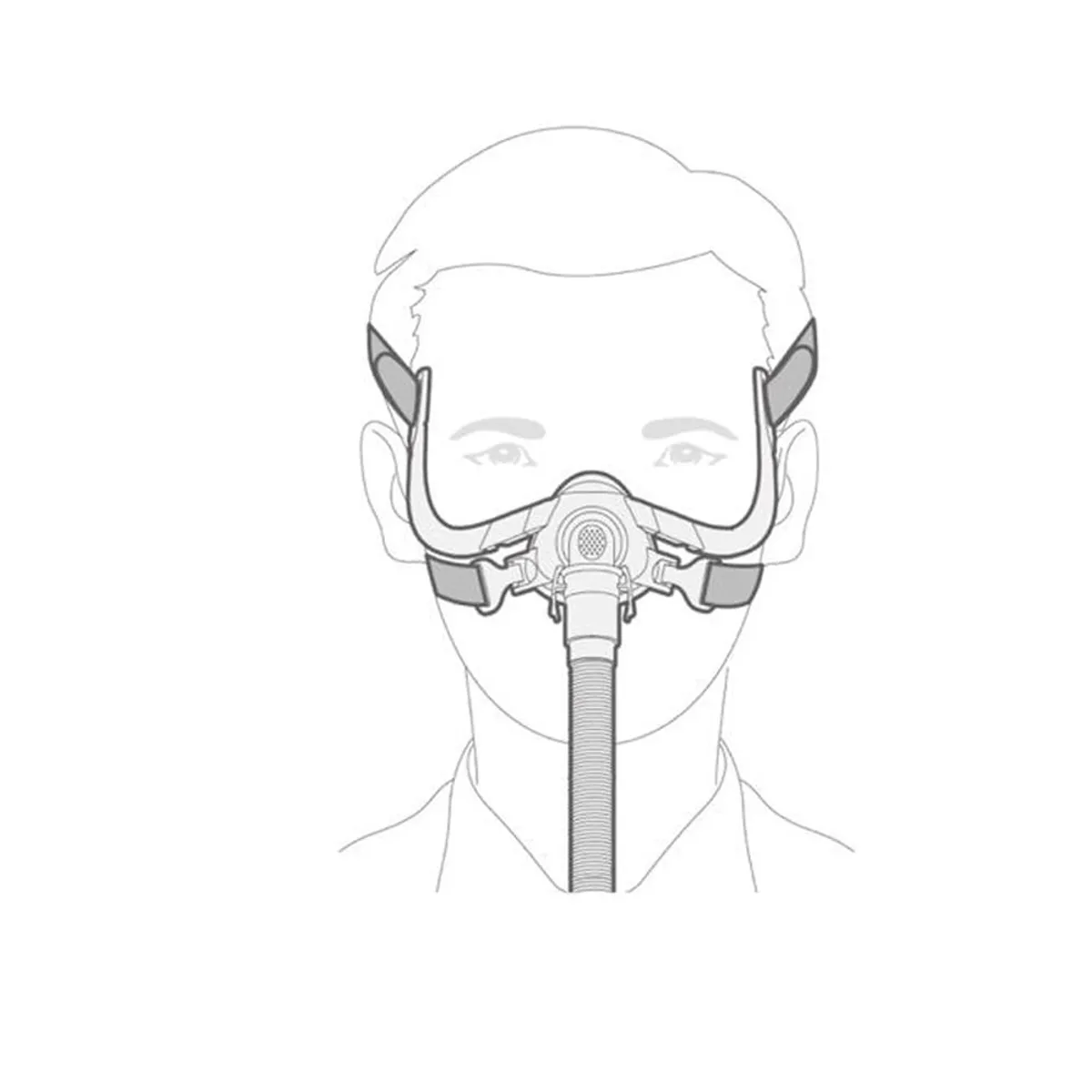 YUWELL - Mascara Cpap Yuwell Nasal Talla L