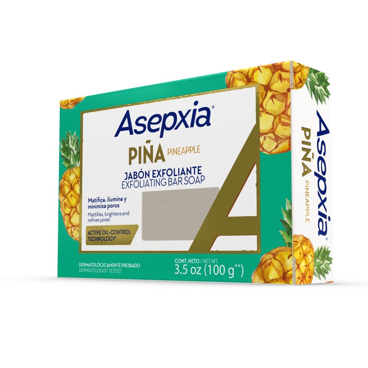 ASEPXIA - Jabon Facial Asepxia Exfoliante Pina X 100G