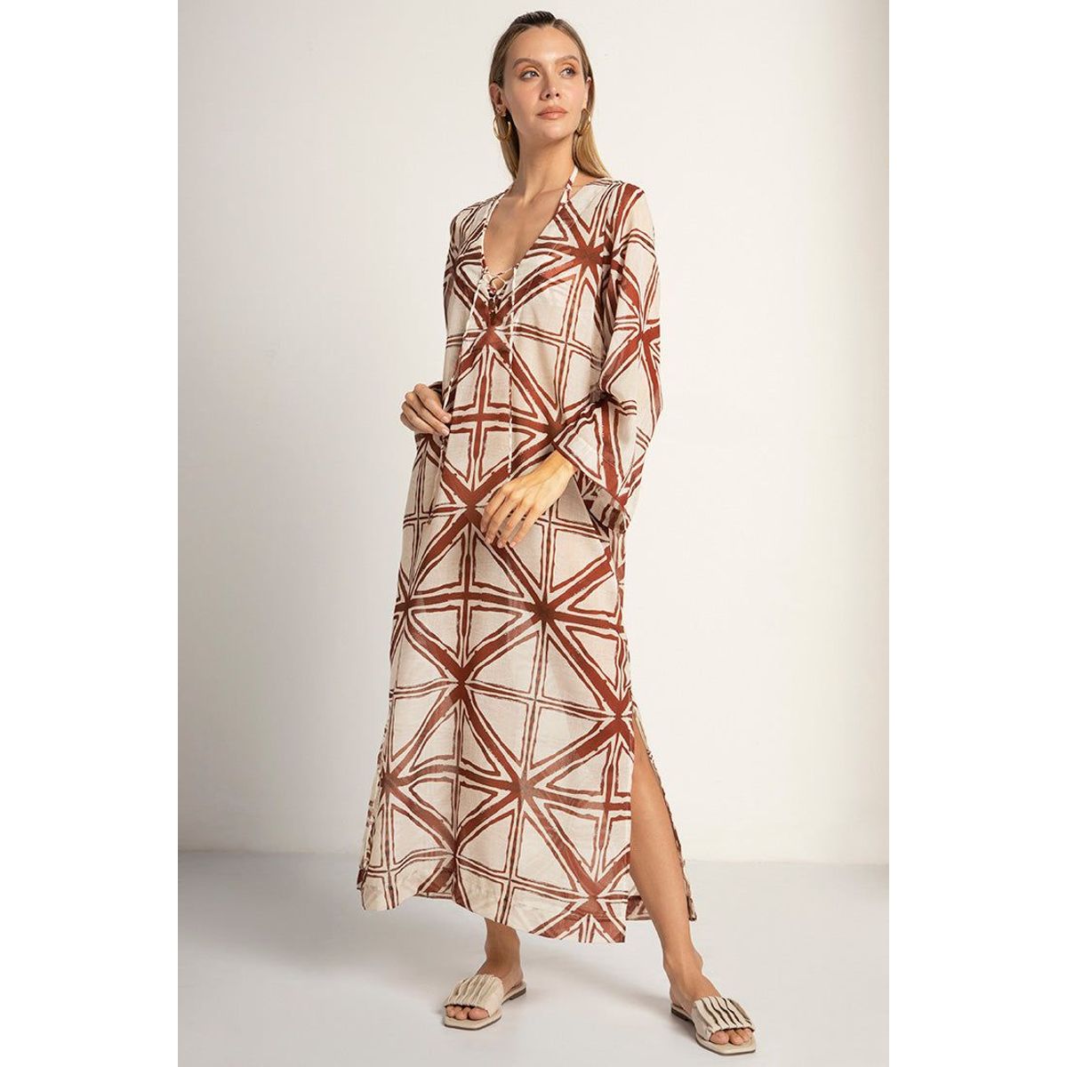 TOUCHE BALNEAIRE - Vestido Largo de Playa Para Dama  Marca Touche Balneaire Ref 0A58041