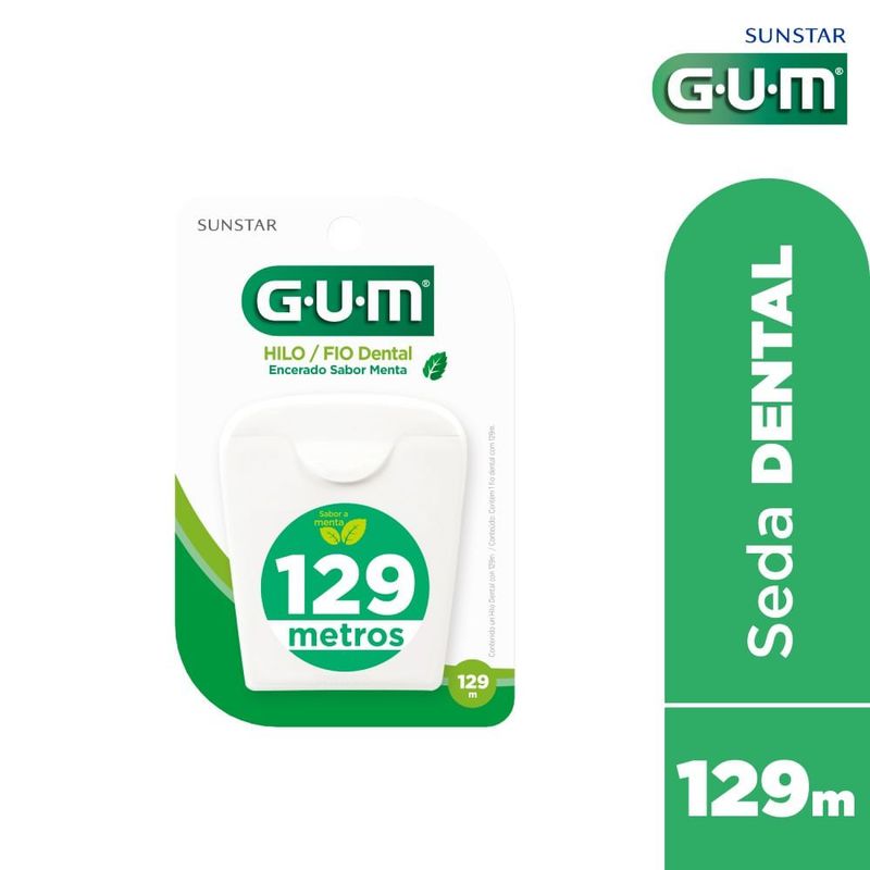 GUM - Seda Dental Gum Sabor Menta X 129m.---
