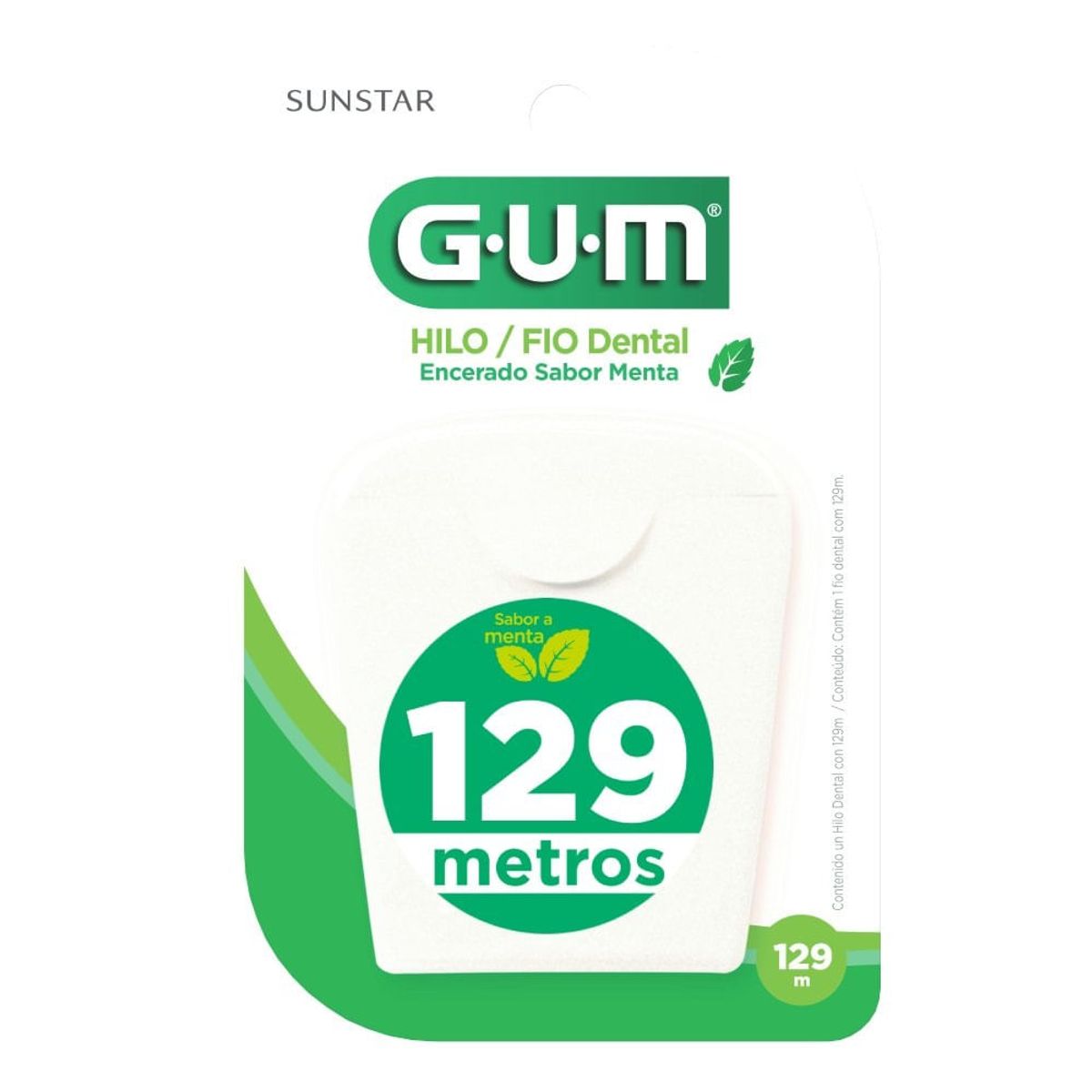 GUM - Seda Dental Gum Sabor Menta X 129m