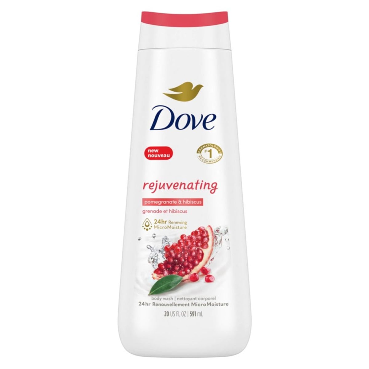 DOVE - Jabon Liquido Dove Body Wash Go Fresh Granada X 591ml