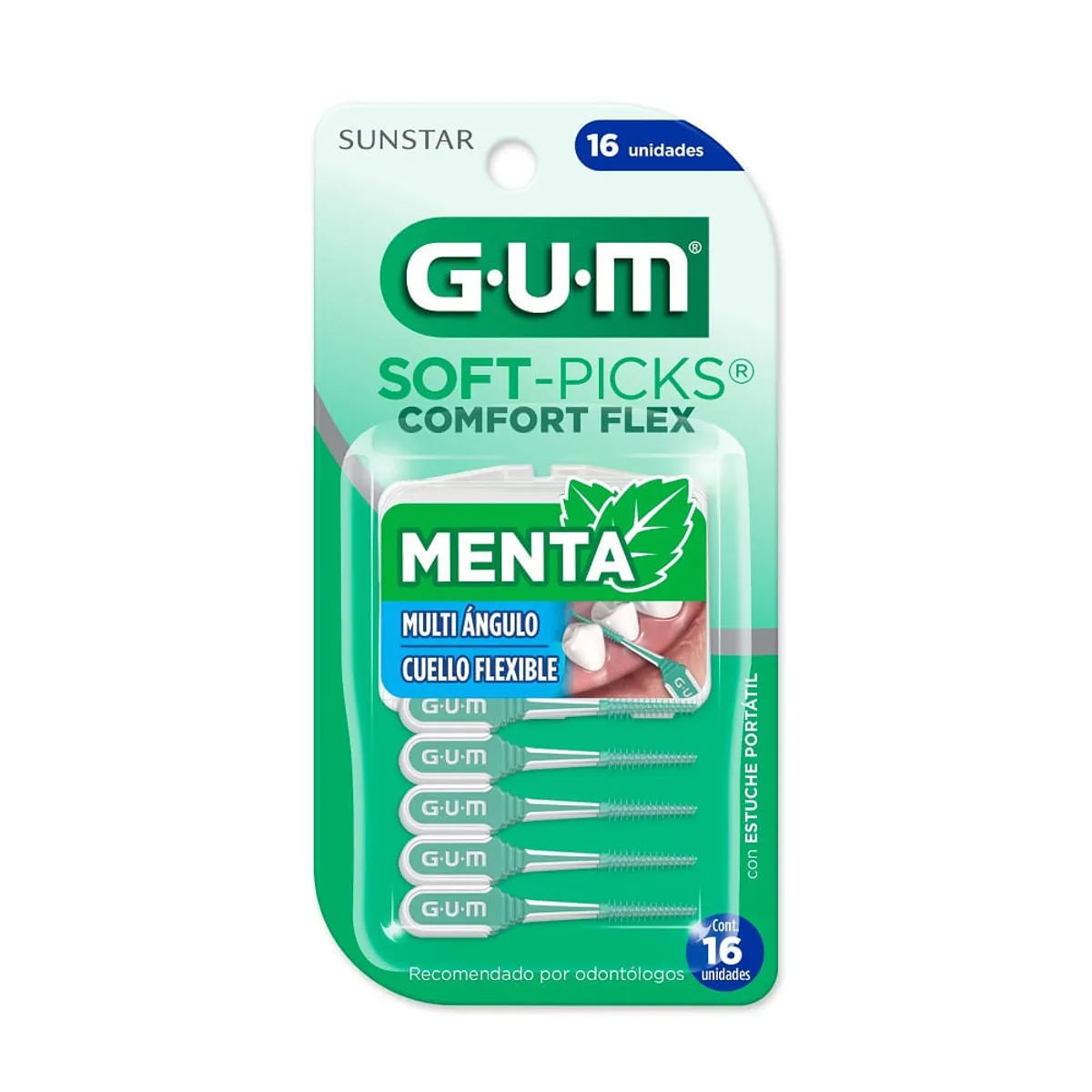 GUM - Soft Picks Gum Comfort Flex Menta X 16und