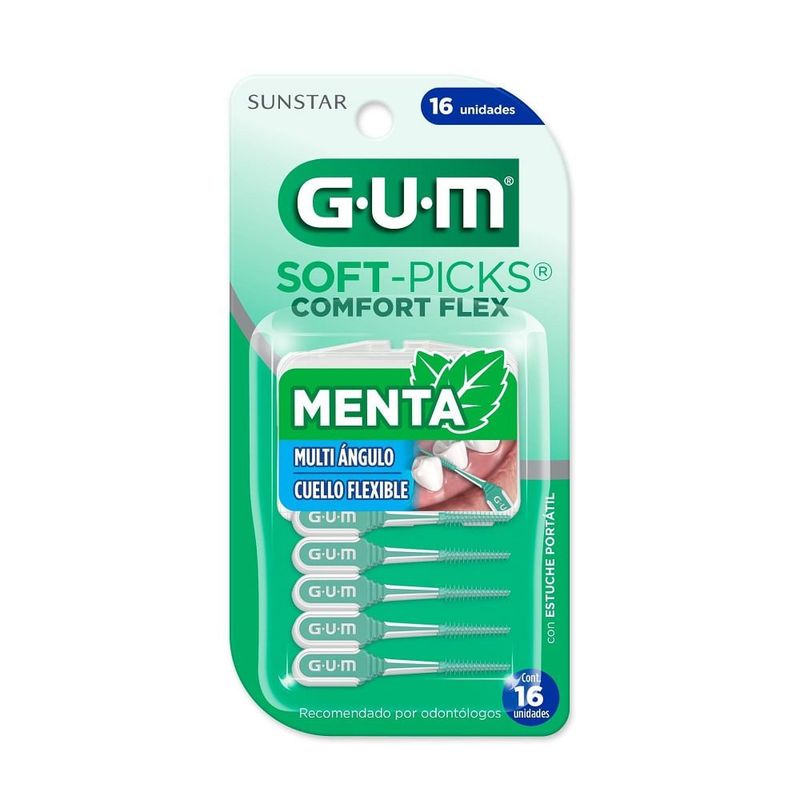 GUM - Soft Picks Gum Comfort Flex Menta X 16und