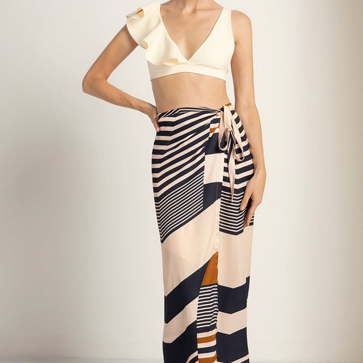 TOUCHE BALNEAIRE - Falda de Playa Para Dama  Marca Touche Balneaire Ref 0F43041