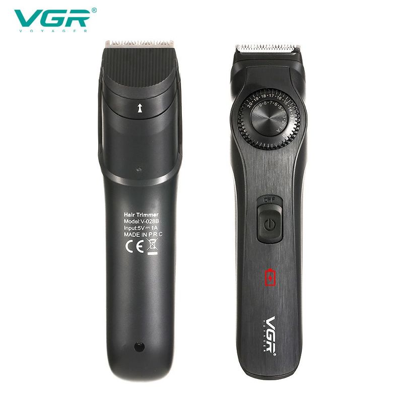 VGR - Maquina Afeitadora Electrica Recortadora Barba Profesional Vgr V-028B