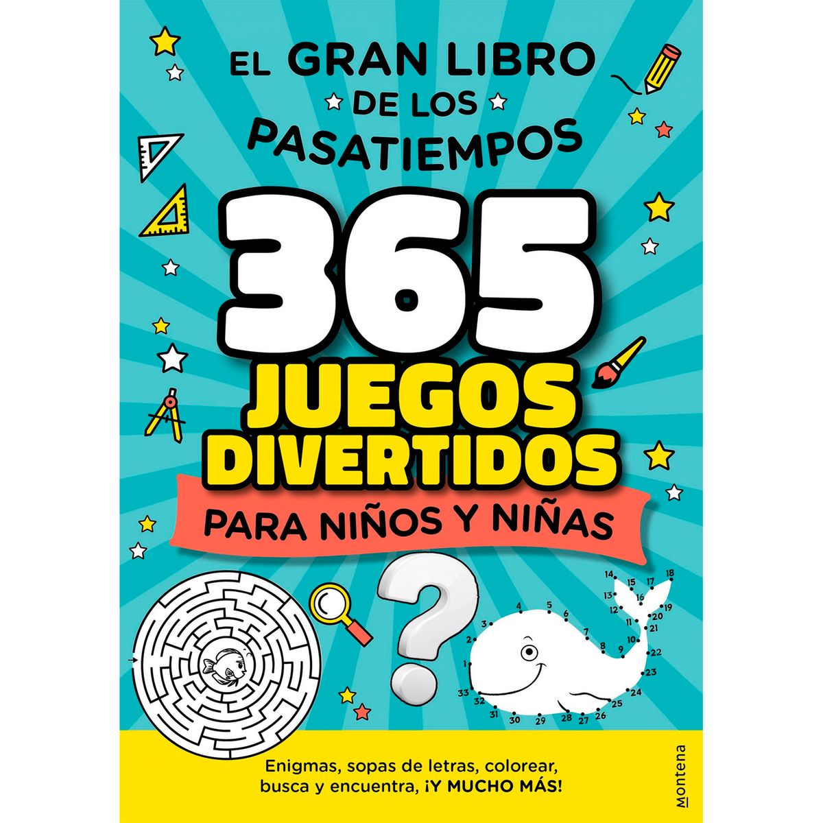 MONTENA - 365 Juegos Divertidos Para Niños Y Niñas
