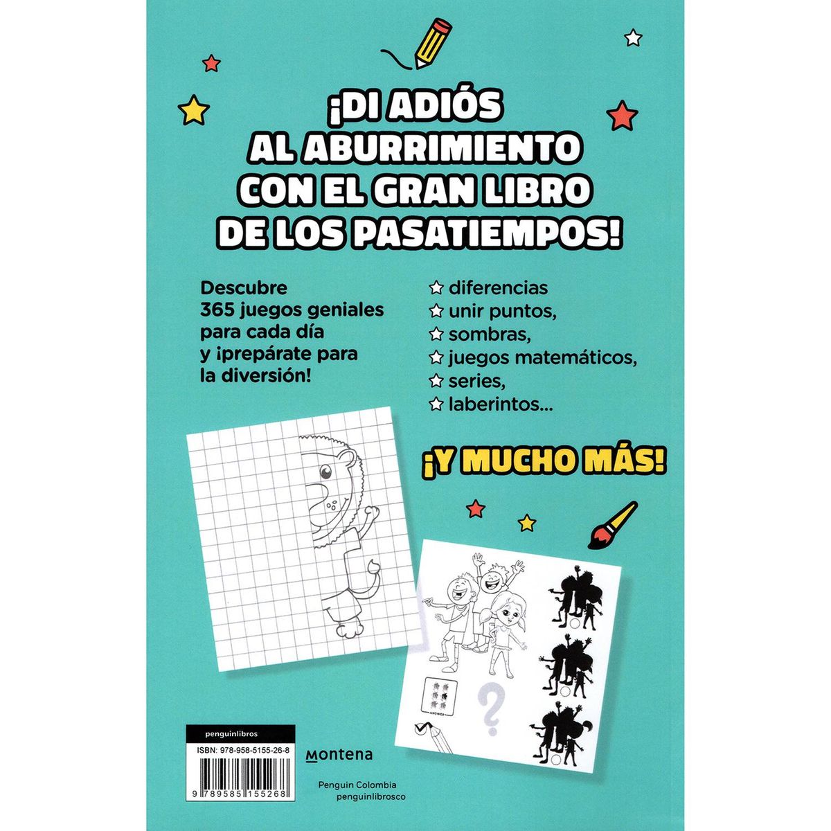 MONTENA - 365 Juegos Divertidos Para Niños Y Niñas