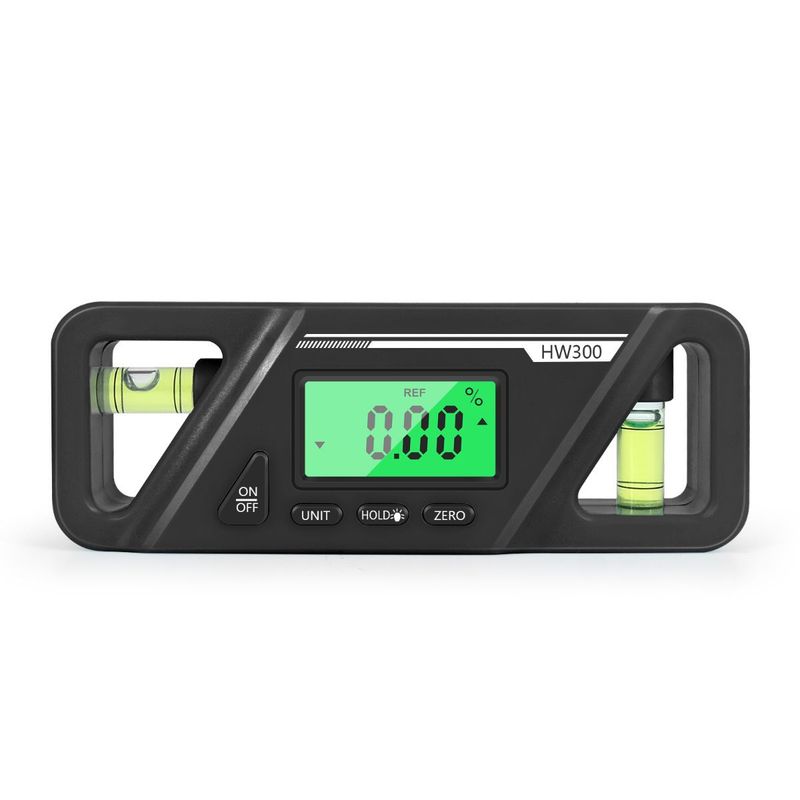 GENERICO - Mini Nivel Digital Magnetico Inclinometro Medidor De Angulo HW300