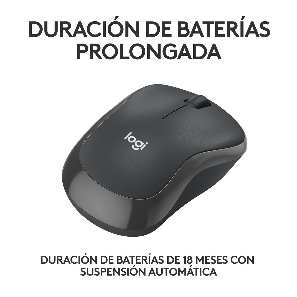 LOGITECH - Logitech M240 Silent Ratón Bluetooth Inalámbrico 90% Más Silencioso Compacto y Cómodo Negro