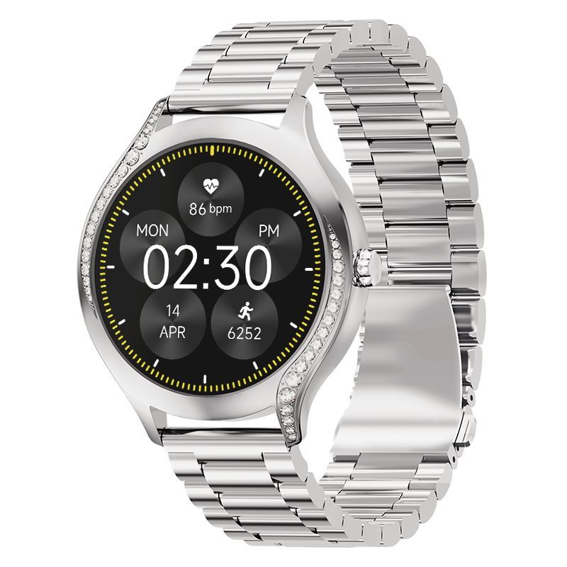 GENERICO - Reloj Inteligente BE-214 Plateado Smartwatch