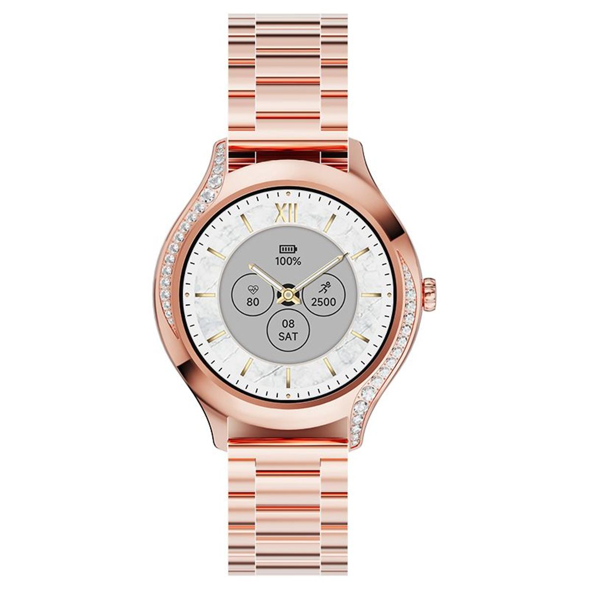 GENERICO - Reloj Inteligente BE-214 Oro Rosa Smartwatch