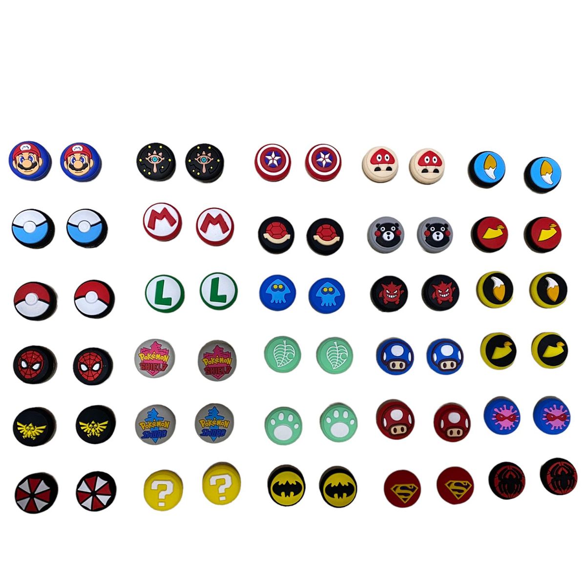 GENERICO - Vidrio Templado + 2 Grips Para Switch