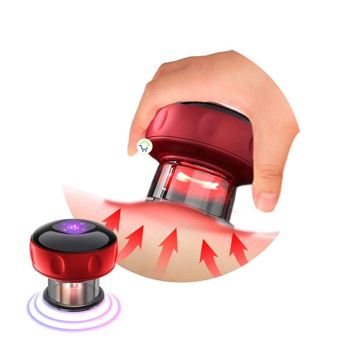 COMPRALOENCASA COM - Vacumterapia Eléctrico Terapia Al Vacio Anti Celulitis MA318-5