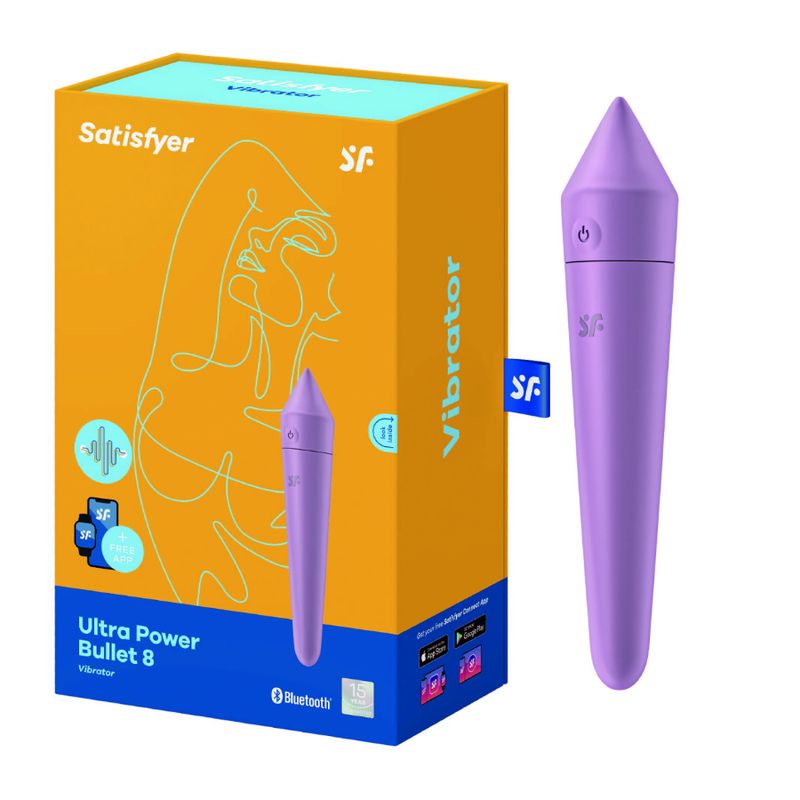 SATISFYER - Bala Vibradora Ultra Power Bullet 8 Satisfyer