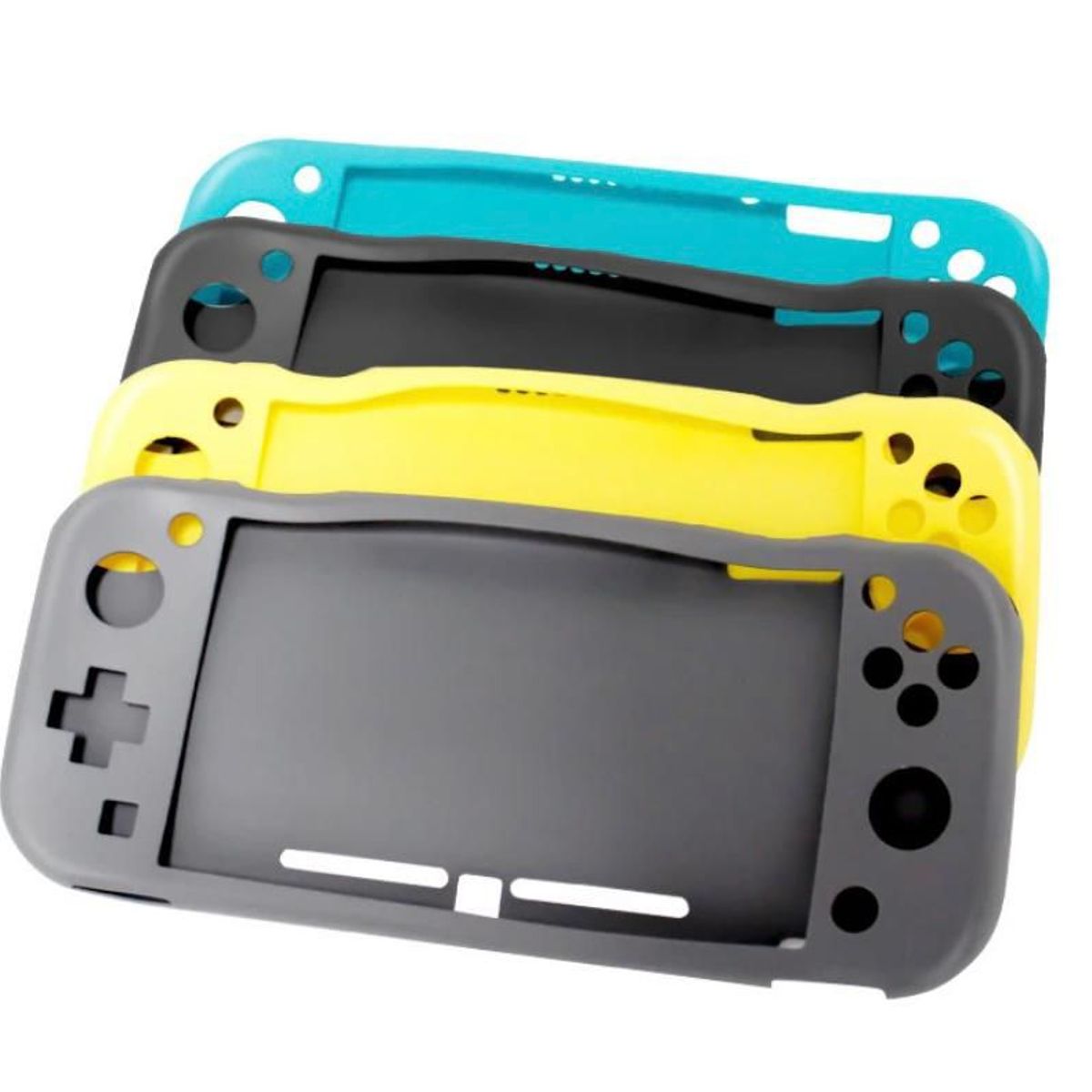 GENERICO - Silicona Protectora Gris Para Switch Lite