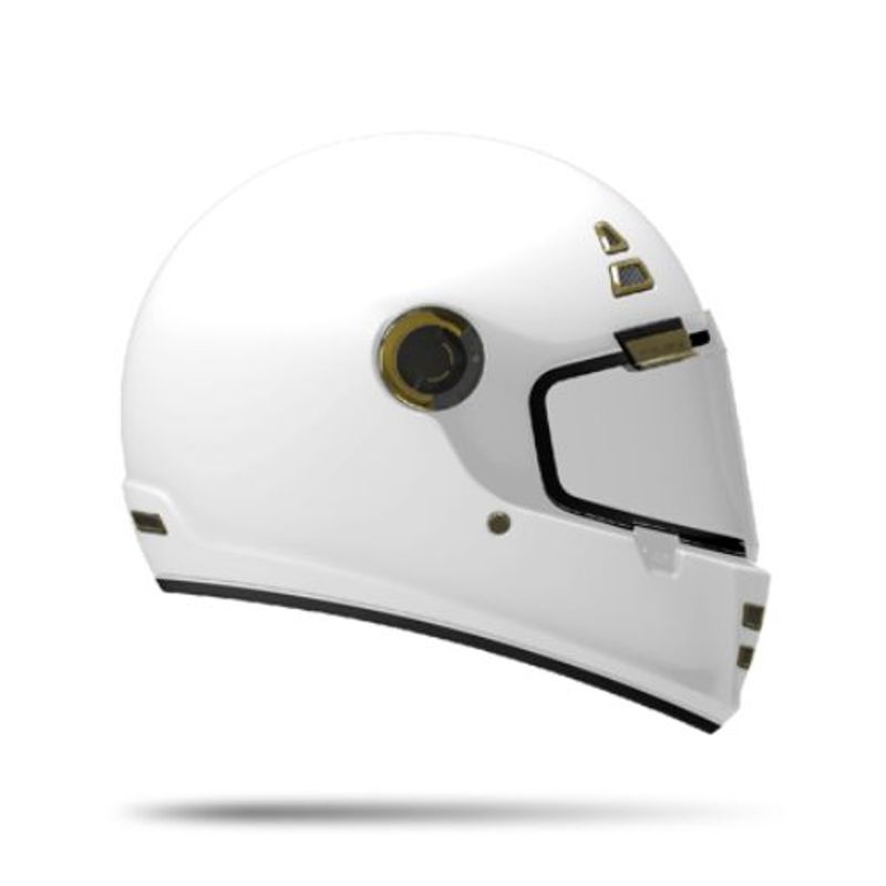 MT HELMETS - CASCO JARAMA A0 BLANCO PERLA BRILLO  ECE R22.06 TALLA XL