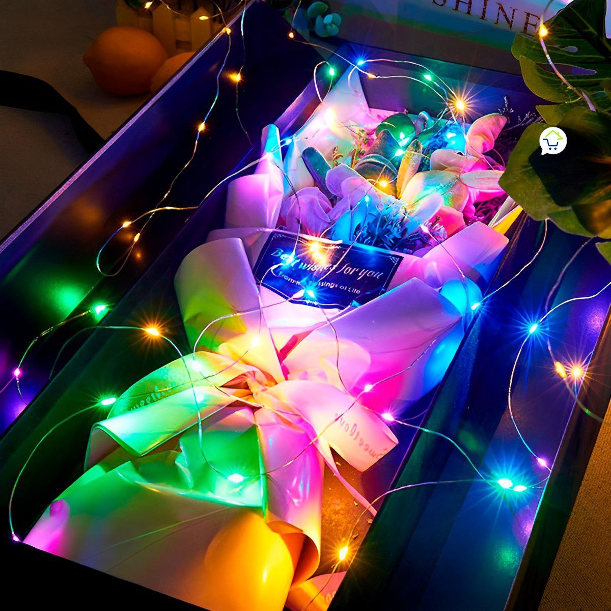 COMPRALOENCASA COM - Luces Micro Led Pila Decoración Luz Navidad X 50 Luces  TX50B-C