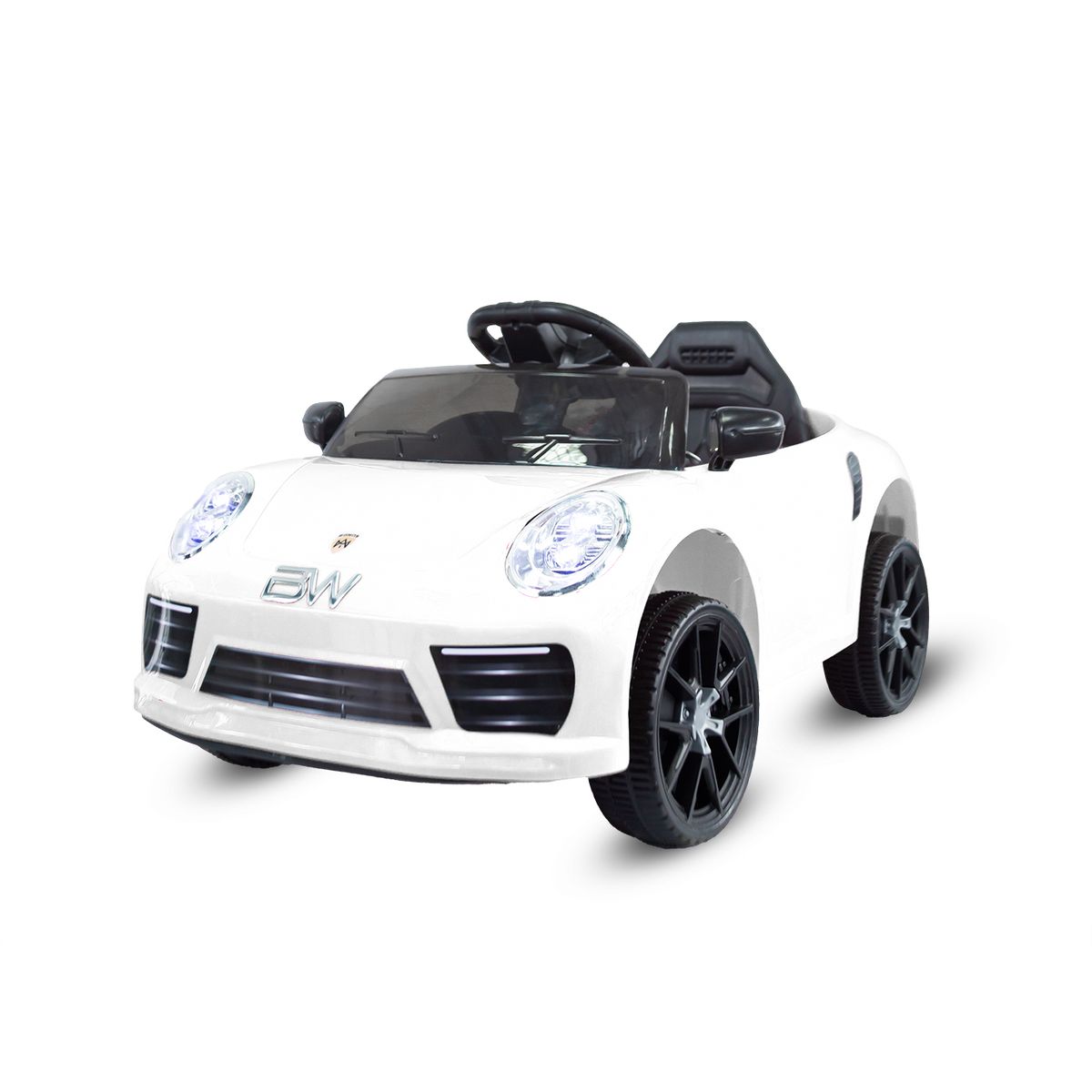 PRINSEL - Carro Electrico Niño Montable Spider Blanco 6V Prinsel