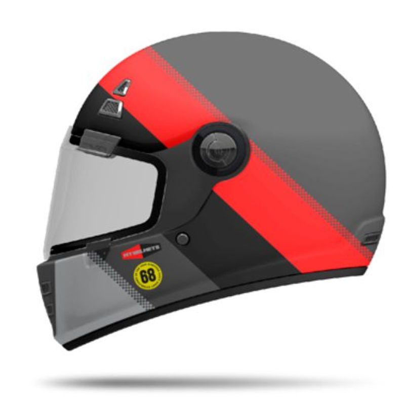 MT HELMETS - CASCO JARAMA FACTORY A2 GRIS MATE  ECE R22.06 TALLA L