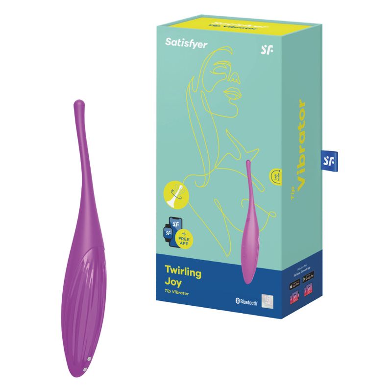 SATISFYER - Vibrador Twirling Joy Morado Satisfyer