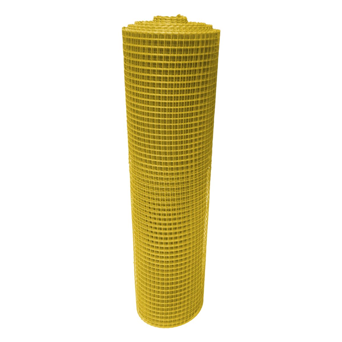 GENERICO - Malla Plástica Multiusos Reja 16mmX16mm H1mt Rollo 30mt Amarilla