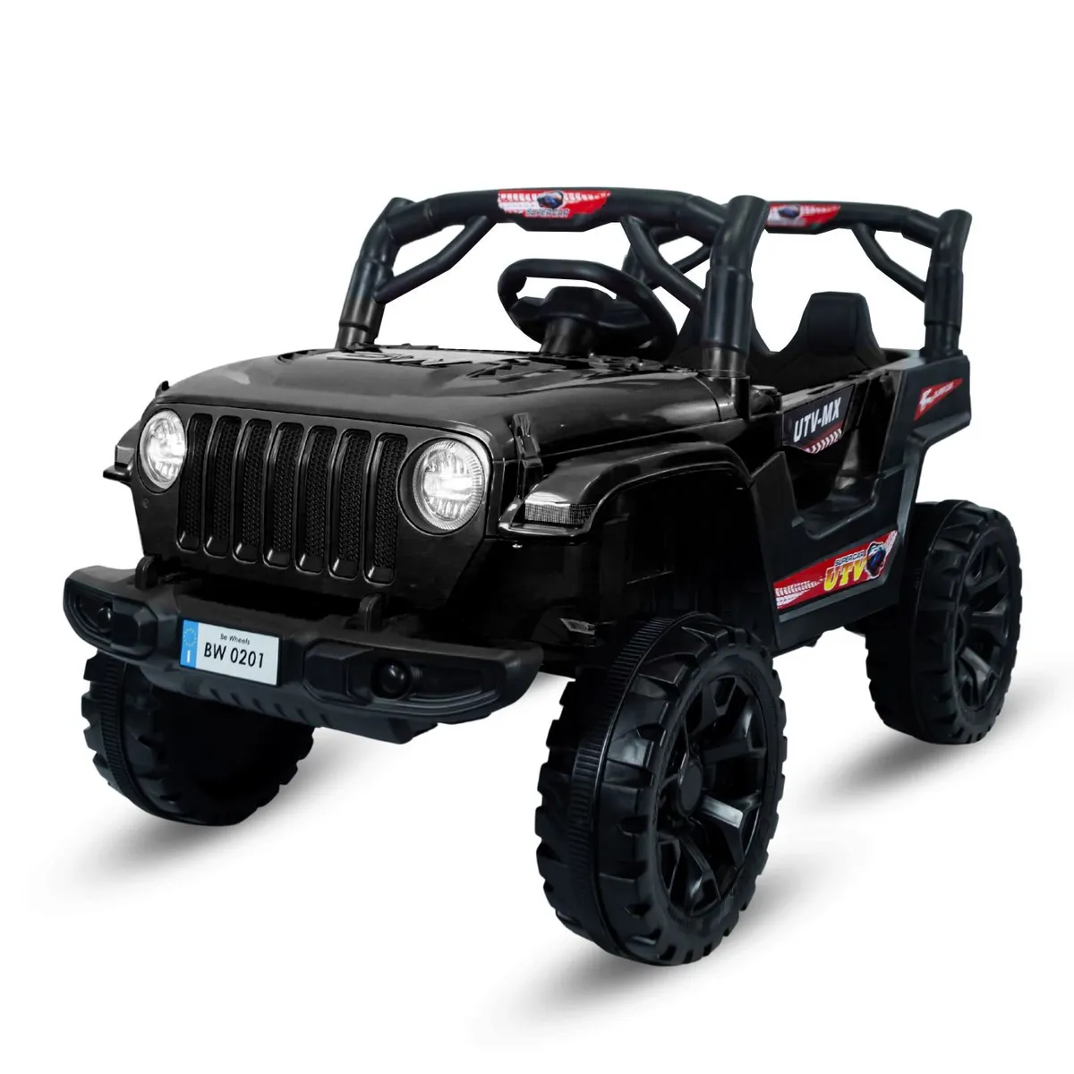 PRINSEL - Carro Electrico Niño Montable Cherokee Negro 12V