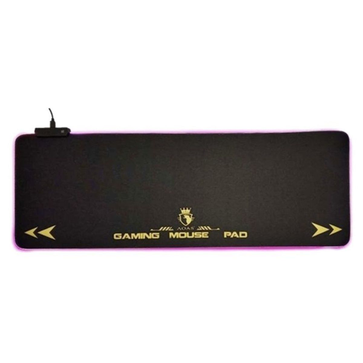 GENERICO - Tapete Pad Mouse Gamer Con Luces Led Rgb Extra Largo