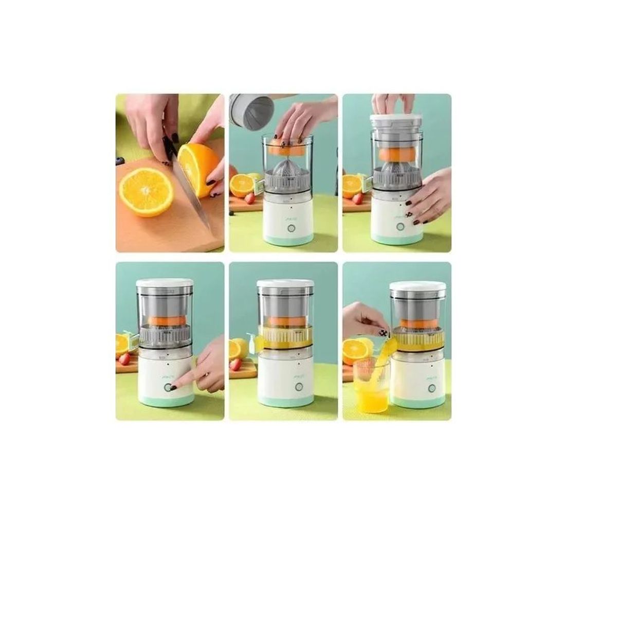 GENERICO - Exprimidor Eléctrico Recargable Zumo De Naranja Limón