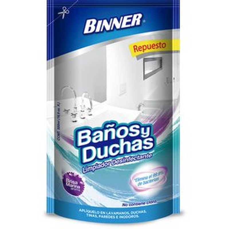 BINNER - Baños y Duchas BINNER Limpiador Desinfectante Doypack 500ml