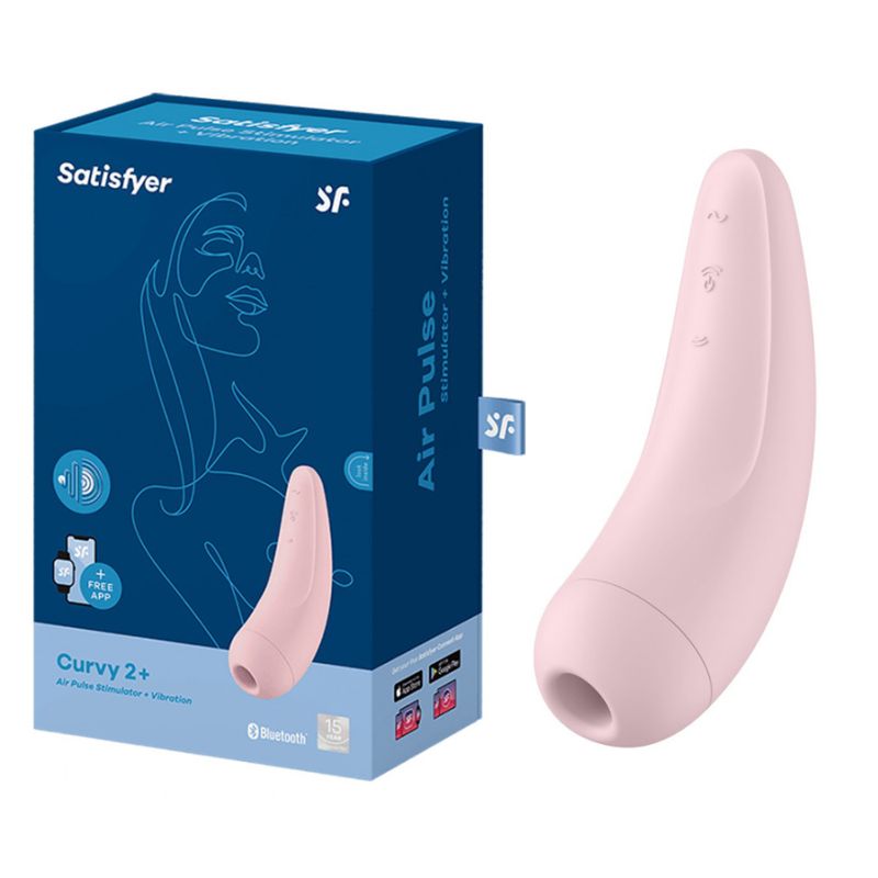 SATISFYER - Succionador Curvy 2+ Rosado Satisfyer