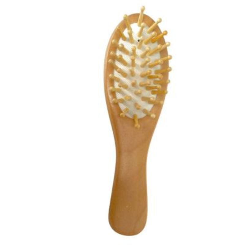 GENERICO - CEPILLO PARA CABELLO DE BAMBÚ VIAJERO PEQUEÑO