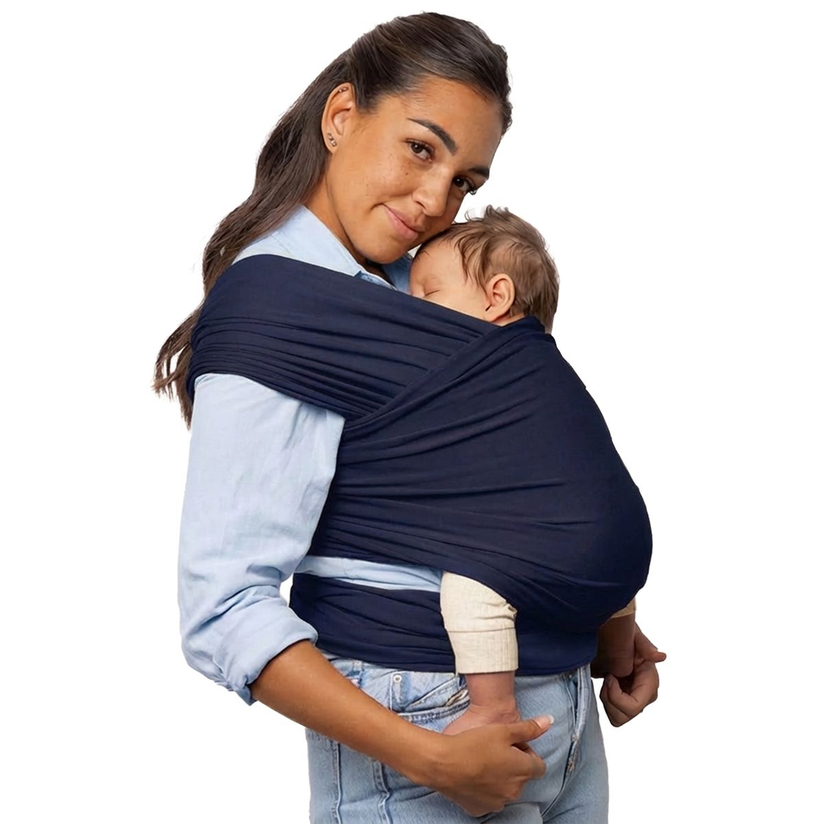 JON DI GROUP SAS - Fular Elástico JonDi Cargador Canguro Para Bebé Premium M Azul O